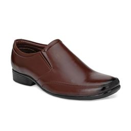 RL Rocklin Men Men Brown Solid Formal Slip-On Shoes-image-65