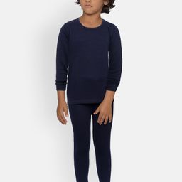 Kanvin Boys Navy Blue Thermal Set-image-88
