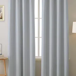 THE CONVERSION Grey Black Out Door Curtain-picture-42