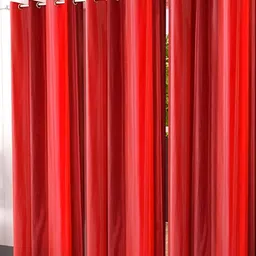 Shopgallery Pink Set of 3 Room Darkening Door Curtain-4