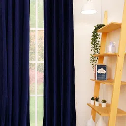 Ariana Navy Blue Long Door Curtain-26