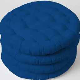 SKANDA FAB Blue 4 Pieces Pure Cotton Floor Cushion-image-20