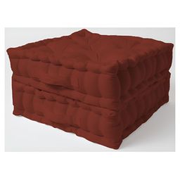 SKANDA FAB Brown 2 Pieces Quilted Pure Cotton Floor Cushions-image-77