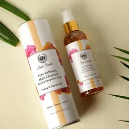 Seer Secrets Honey & Geranium Pore-Refining Multi Cleanser For Dry Skin - 100ml-11