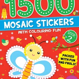 Dreamland Kids 1500 Mosaic Stickers Book 2 With Colouring Fun-45