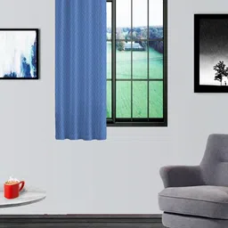 Divine Casa Blue Window Curtain-54