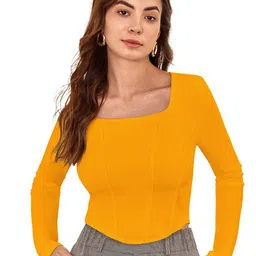 ODETTE Square Neck Crop Corset Top-image-60