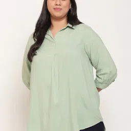 Amydus Plus Size Shirt Style Top-image-56
