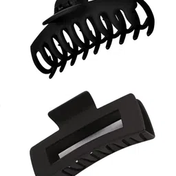 Xivir Set of 2 Rectangle & Infinity Claw Clips image 1