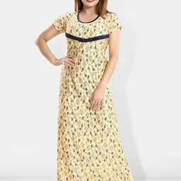 Be You Floral Printed Maternity Maxi Nightdress-image-28