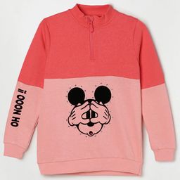 Fame Forever by Lifestyle Girls Mickey Mouse Cotton Printed Sweatshirt-image-89