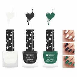 krayons Set of 3 Cute Super Matte Quick Dry Long Lasting Gel Based Nail Enamel - 6 ml each-image-73