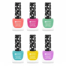 krayons Set of 6 Cute Super Matte Quick Dry Long Lasting Gel Based Nail Enamel - 6 ml each-21