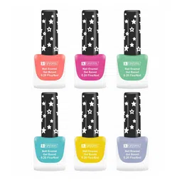 krayons Set of 6 Cute Super Matte Quick Dry Long Lasting Gel Based Nail Enamel - 6 ml each-14