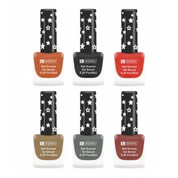 krayons Set of 6 Cute Super Matte Quick Dry Long Lasting Gel Based Nail Enamel - 6 ml each-15