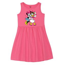 Wear Your Mind Girls Minnie Mouse Printed Fit and Flare Dress-image-108