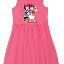 Wear Your Mind Girls Minnie Mouse Printed Fit and Flare Dress-image-80