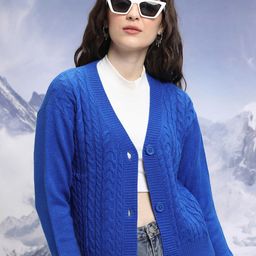 Tokyo Talkies V-Neck Cardigan-image-66