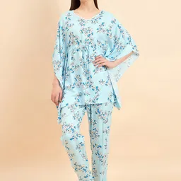 Sweet Dreams Blue Printed Night suit-image-39