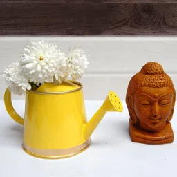 ecofynd Yellow Metal Watering Can-57