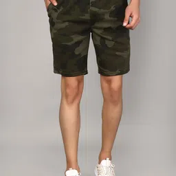 Cot'N Soft Men Camouflage Printed Terry Cotton Shorts-picture-1