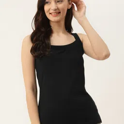 BRINNS Women Black Solid Camisoles-picture-21