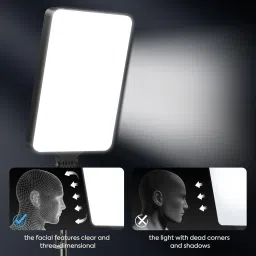 Urban Infotech Adjustable LED Panel Light Kit with Tripod Stand & Remote – 3 Color Modes 2 lx Camera LED Light image 4