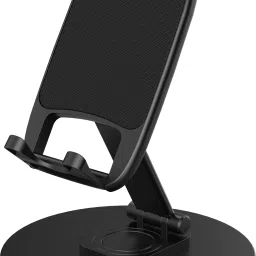 ELV DIRECT Mobile Stand Adjustable Foldable 360 Degree Rotation Cellphone Holder Stand for Mobile Holder-0