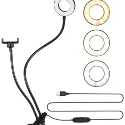 MECKWELL Professional LED Ring Light with Tripod Stand 10 Inch for Video Shoot Ring Flash-picture-33