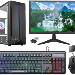 MegaDesk AIO Core i5 (16 GB Unified/1 TB/128 GB SSD/Windows 10 Pro/19 Inch Screen/AIO-29) with MS Office-32