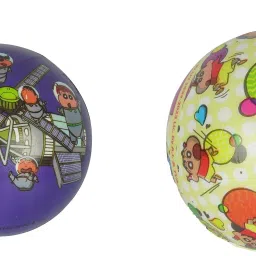 asian Combo-Mini Shinchan Car And Football - Multicolor image 4