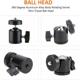 Blue Birds Ball Head for Tripod with 360 Mobile Holder with Vertical and Horizontal Mode Tripod, Tripod Ball Head, Tripod Bracket, Tripod Clamp, Monopod image 2