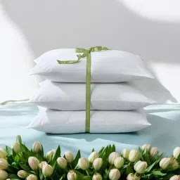 Microfibre Solid Sleeping Pillow Pack of 3-2