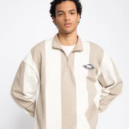 DeFacto Typography Printed Mock Collar Pullover image 2