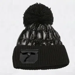 TIPY TIPY TAP Unisex Self Design Wool Beanie image 3