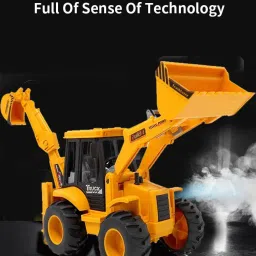 titirangi 2 in 1 Construction Trucks 180 Degree Rotating Toys Unbreakable Loader and image 5