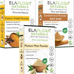 Kasturi Haldi, Sandalwood & Multani Mitti Powder Combo for Face Pack-image-22
