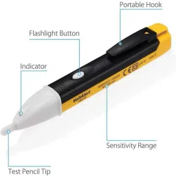shopper collection Non-Contact AC Voltage Tester Alert Pen Volt Test Meter Detector Sensor 90~1000V Analog Voltage Tester image 3