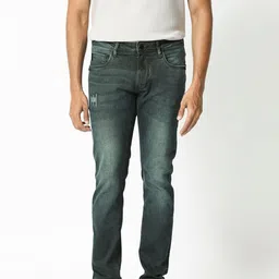 RARE RABBIT Men Laiden Regular Fit Mid-Rise Stretchable Jeans-image-60