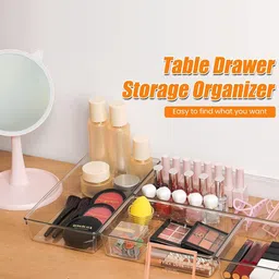 Kuber Industries Transparent Set of 6 Reusable Drawer Organiser Organisers image 4