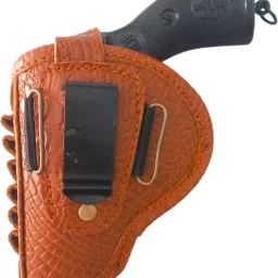 sandhugunhouse 32 Bore Revolver Cover For( IOF & Webley MK IV etc. Compact size Revolver ) Racquet Carry Case/Cover Free Size image 2