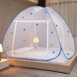 Polyester Adults Washable Foldable Machardani - Premium Quality for Peaceful Sleep #402 Mosquito Net-18