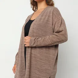 VERO MODA CURVE Longline Open Front Shrug image 2