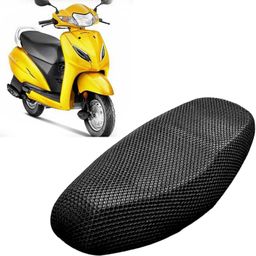 lakshmina enterprises O 3D Free Size Bike/Scooty Seat Cover Very Soft Net Mesh Fabric and Smooth Single Bike Seat Cover For Honda Activa 125-picture-30