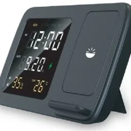 GlowGadgets Shimmer Wireless Charger with LED Clock Charging Pad-picture-23
