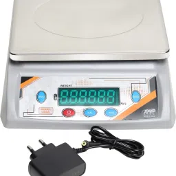 VBR's Group 30Kg Counter Rechargeable Weight Machine with Stainless Steel Top for Shop, Home Weighing Scale-29