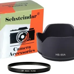Schsteindar (2Pcs Combo) HB-90A Lens Hood Shade for Nikon Z30 Z50 Z Fc Zfc Lens Hood-15