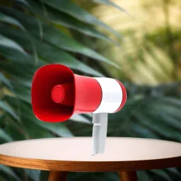 Handheld Megaphone with Siren, Microphone & Rechargeable for Outdoor EventsA39 King Bhopu Speaker (Portable Horn)Recorder Player & Sirens With Dual BatteryC39 Outdoor PA System-image-58