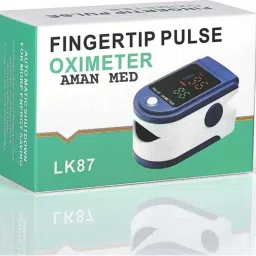 Aman Med Portable Digital Pulse Oximeter Measure SpO2 and Pulse Rate Instantly Pulse Oximeter image 2