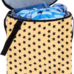 45 L Beige, Black Laundry Bag-13